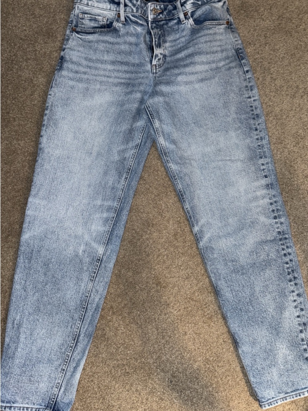 Express Light Blue Straight Leg Women's Jeans